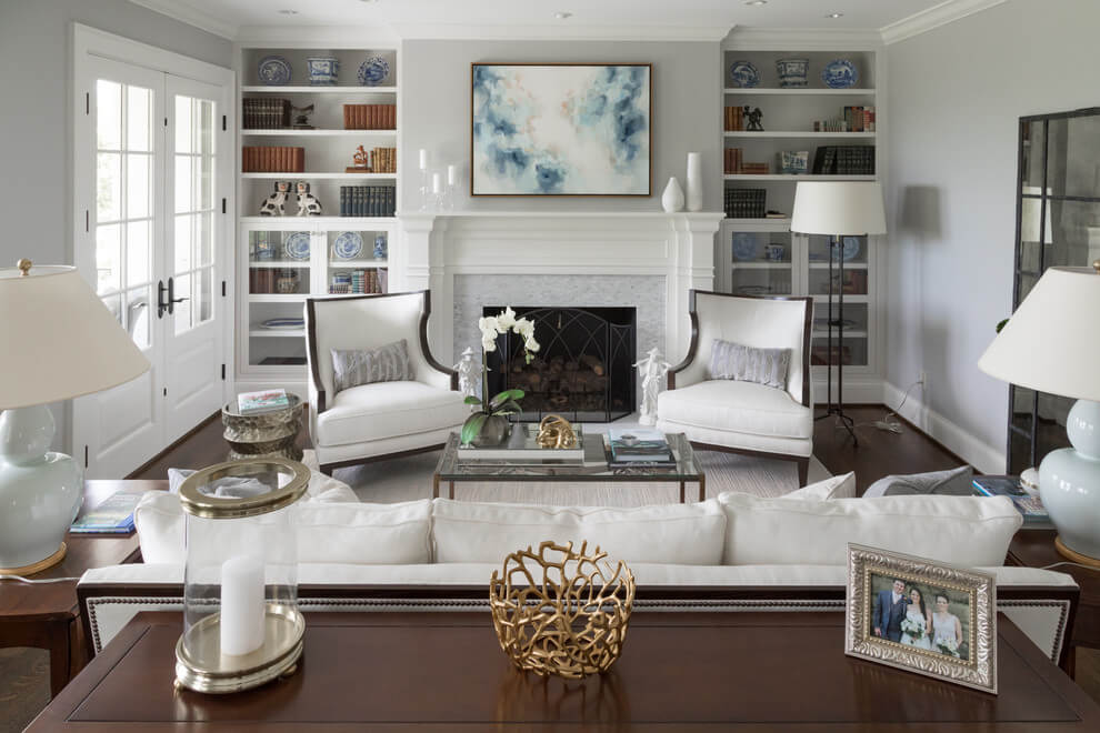 living room ideas with gray sofa