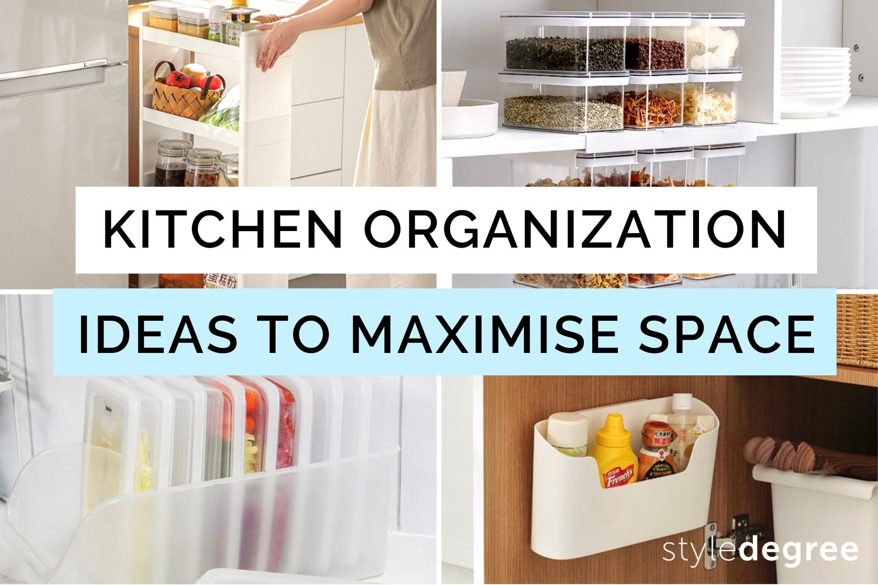 Best Kitchen Organization Ideas To Maximise Space - Style Degree