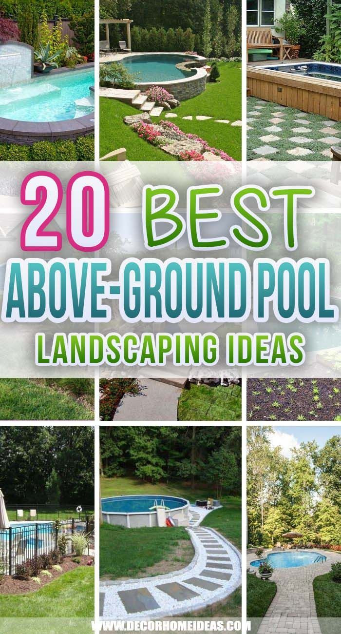 Cheap Above Ground Pool Landscaping Ideas  Decor Home Ideas
