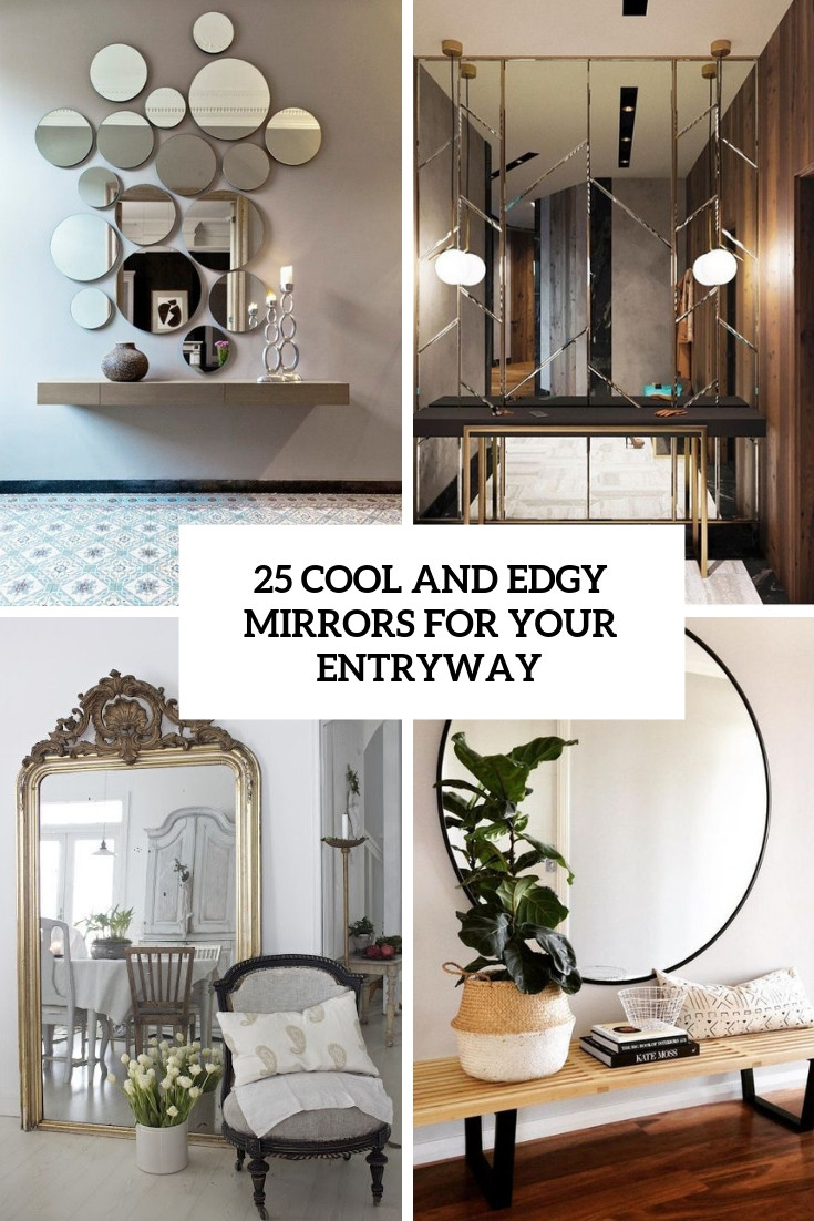 Edgy And Cool Mirrors For Your Entryway - DigsDigs