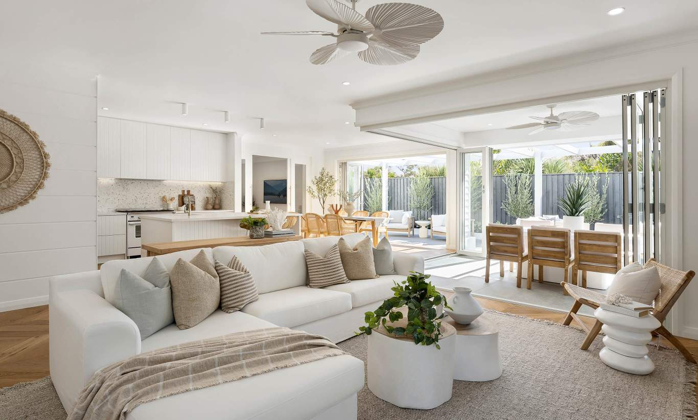 Ideas for living room design - Coastal beach house  McDonald