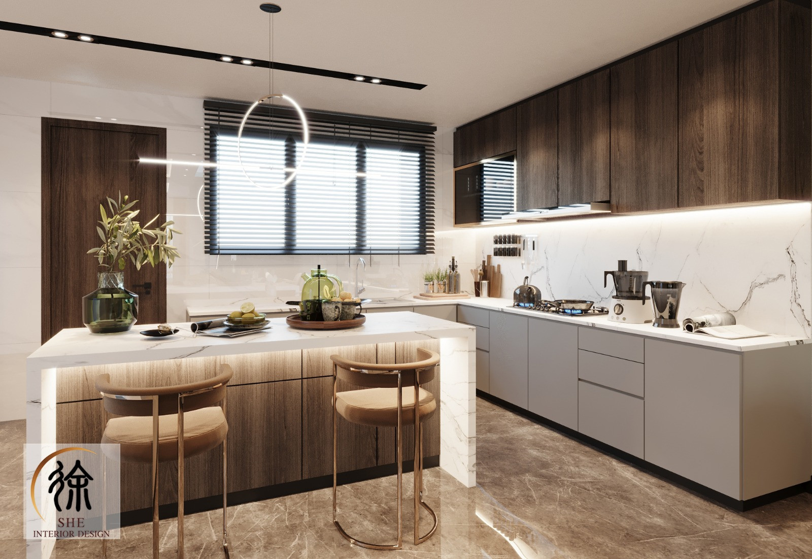 Modern Kitchen Design Inspiration in Singapore - SHE interior