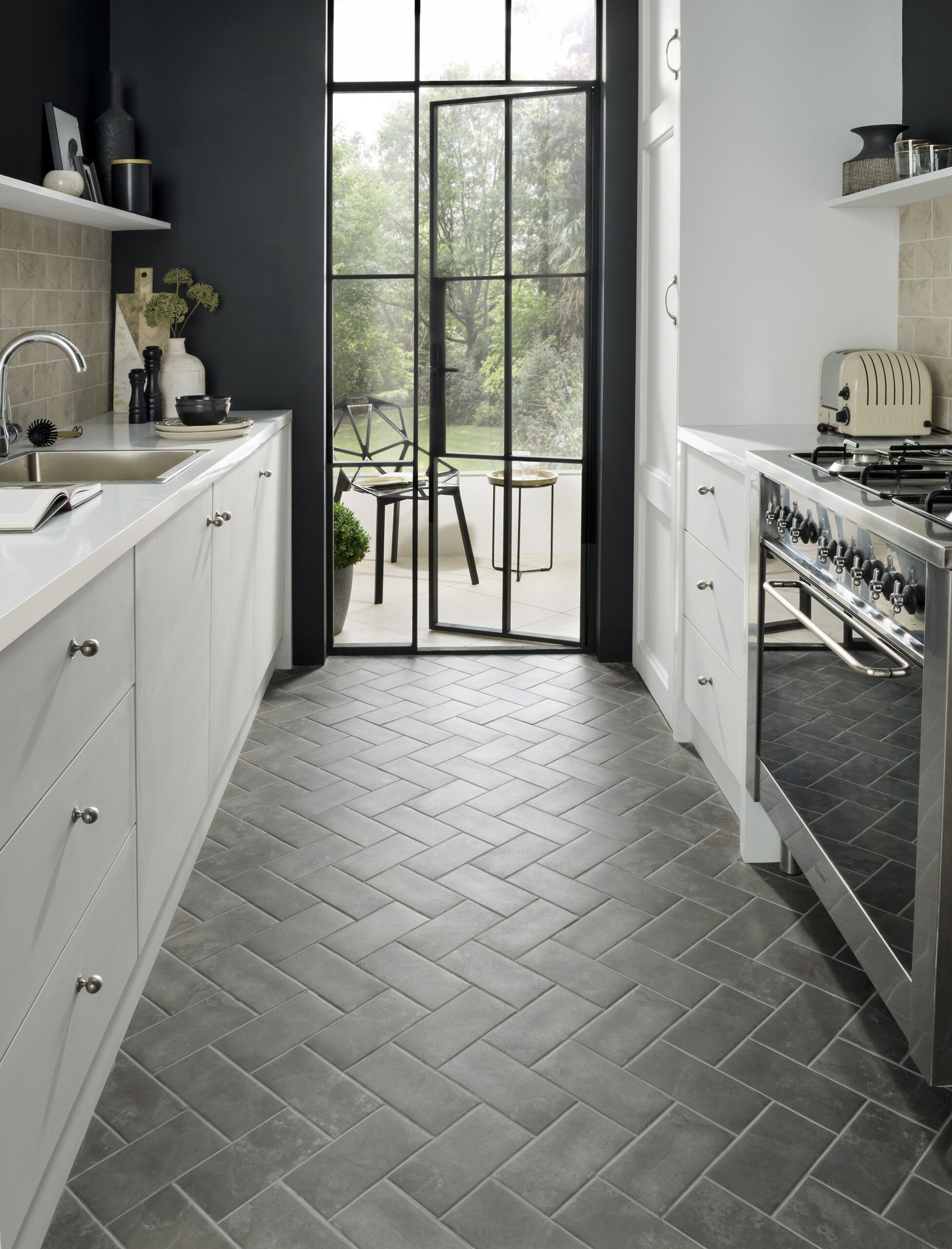 small kitchen tile ideas  Kitchen flooring, Kitchen floor