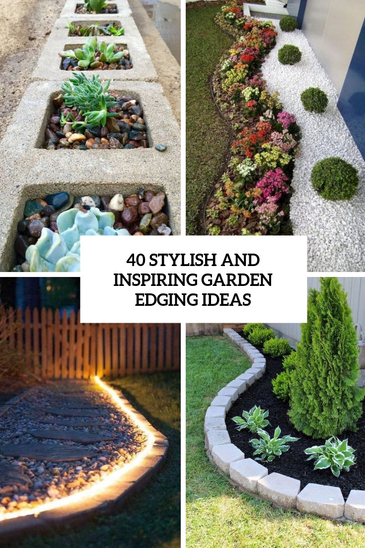 Stylish And Inspiring Garden Edging Ideas - DigsDigs