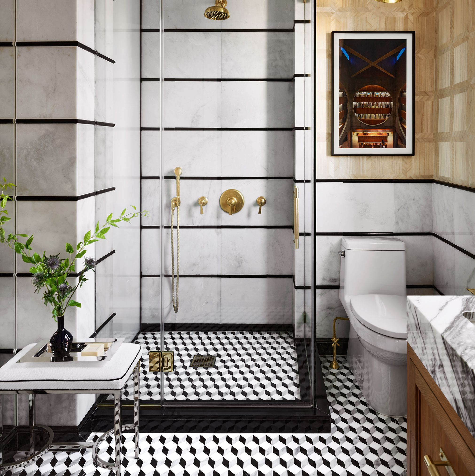 Bathroom Floor Tile Ideas for the Prettiest Privy Ever
