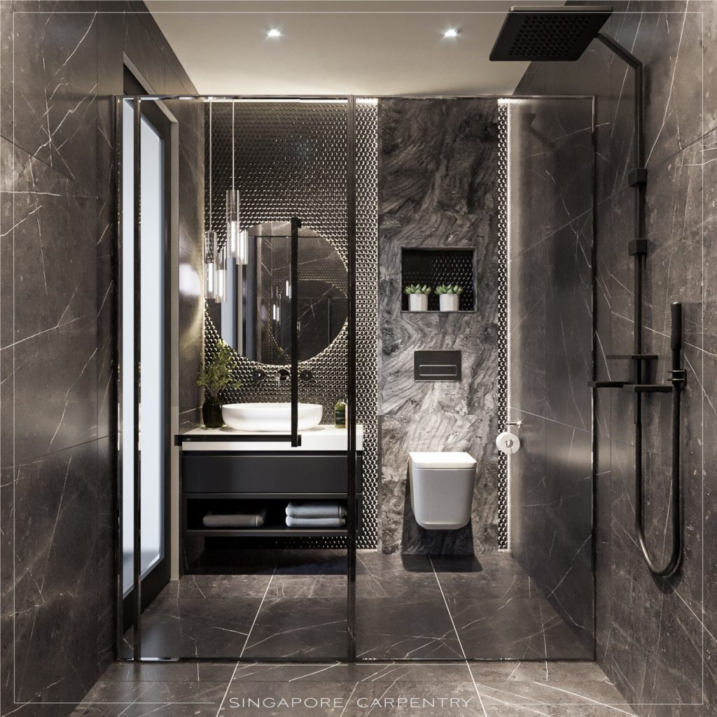 Stylish, Modern Bathroom Ideas - Carpentry Singapore